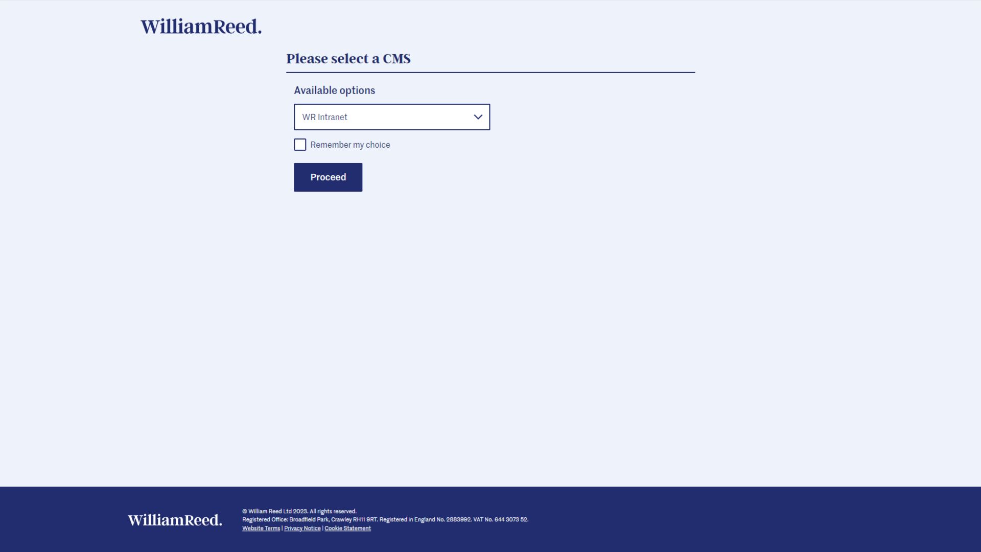 Mock-up image of the intranet community news page on a laptop screen