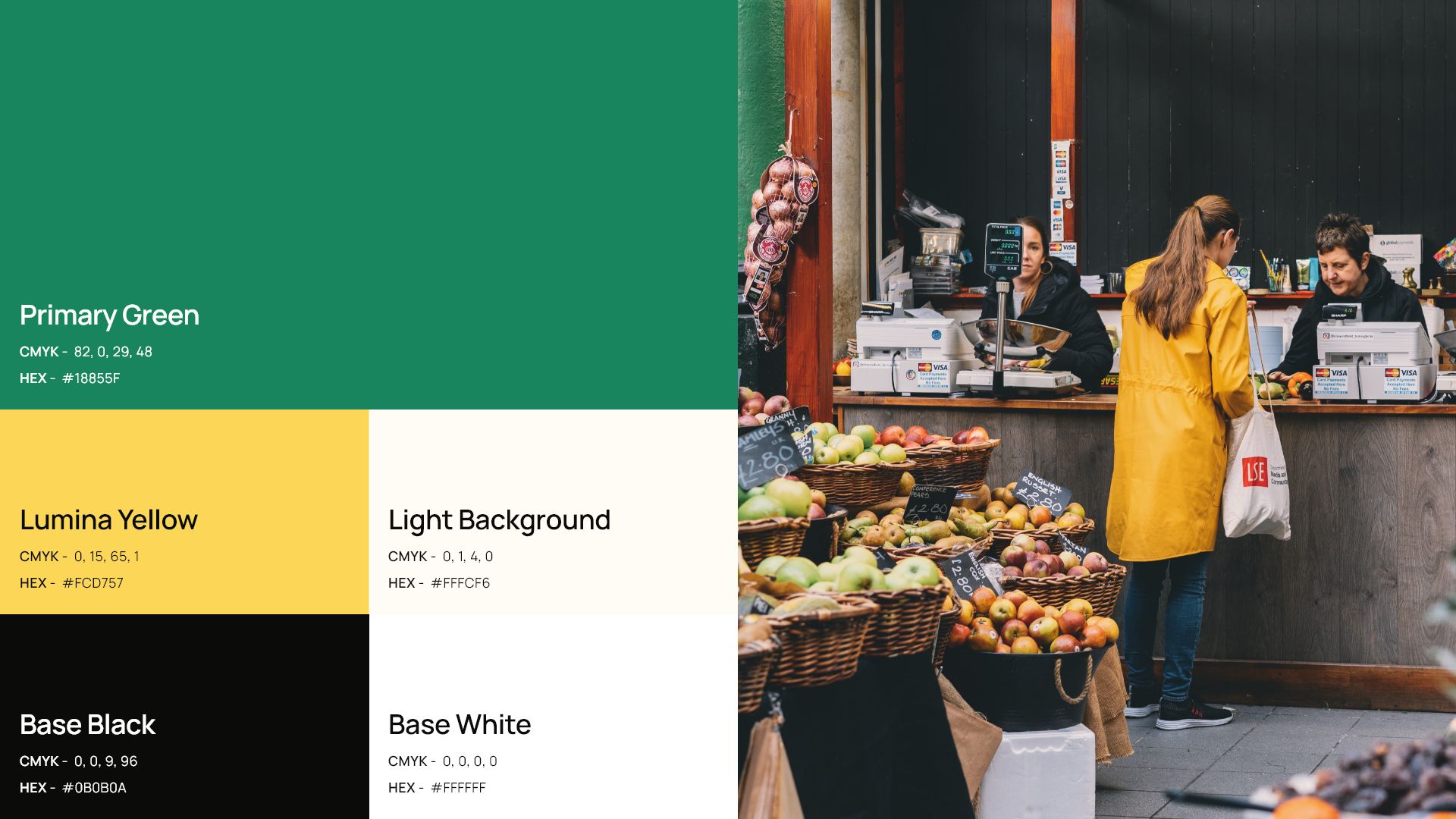 Lumina colour palette